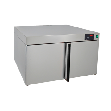 Heuser Wärmeschrank WS 6-7054 S aus Edelstahl mit geschlossener Tür