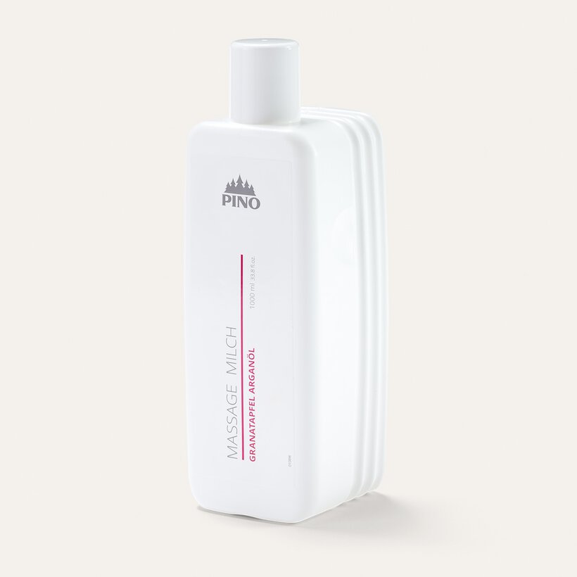 Massagemilch Granatapfel Arganöl (1 Liter)