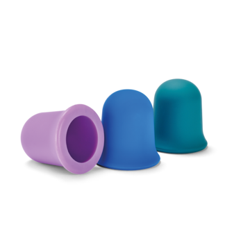 Massagecup-Set aus Silikon