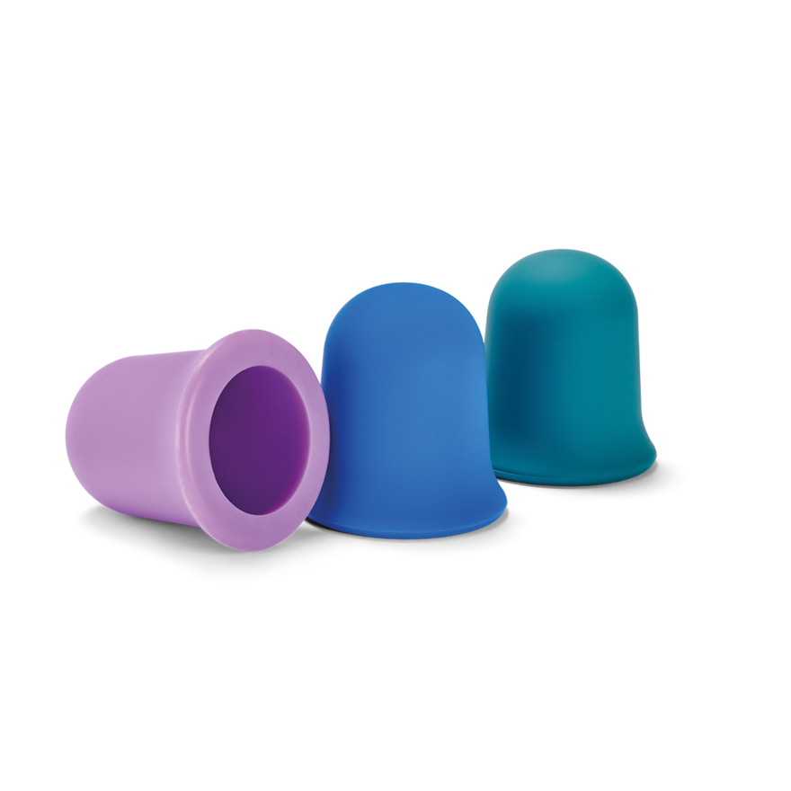 PINOFIT Massage Cups Soft Touch Pro Set (3-teilig)