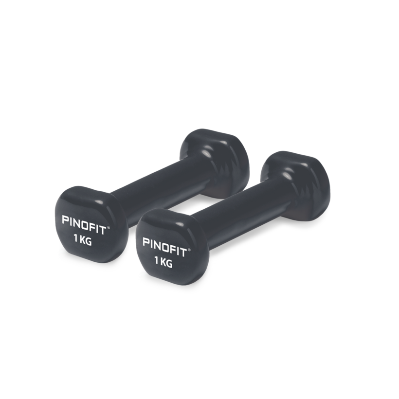 PINOFIT Kurzhanteln 1,0 kg dark grey 2er Set
