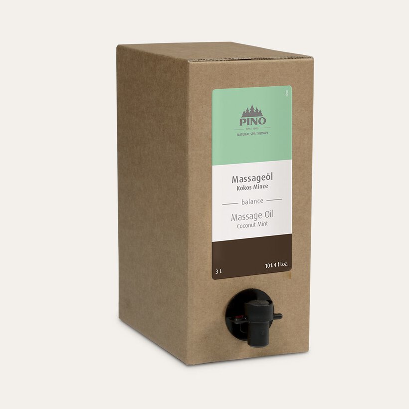 Massageöl Kokos Minze 3 Liter