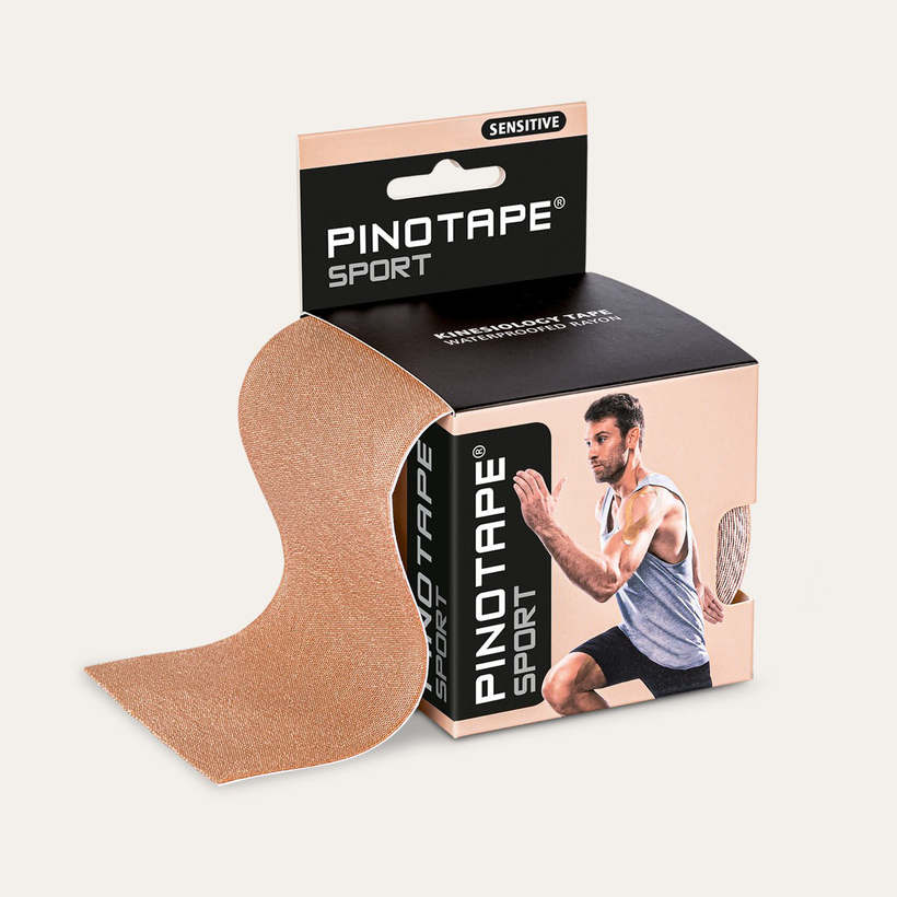 PINOTAPE Kinesiologie Tape Sport Sensitive XL, light beige