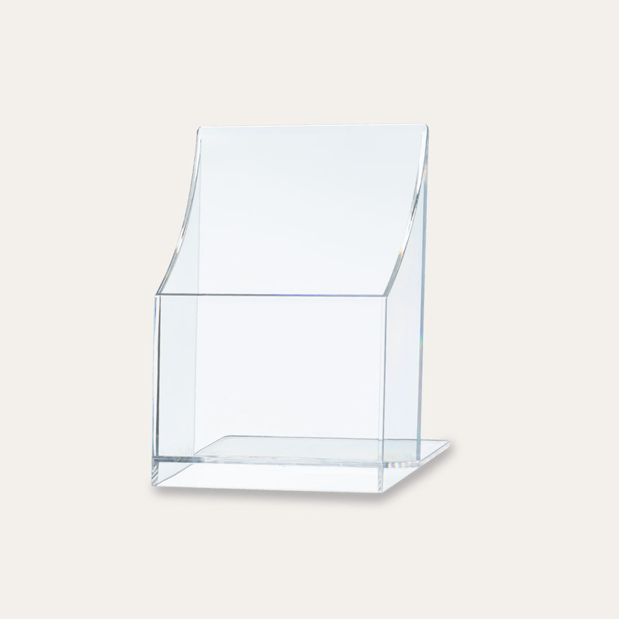 Acryldisplay zur Präsentation von Kundenbroschüren