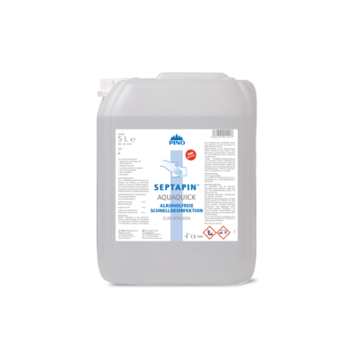 SEPTAPIN AQUAQUICK Alkoholfreie Schnelldesinfektion zum Wischen (5 Liter)
