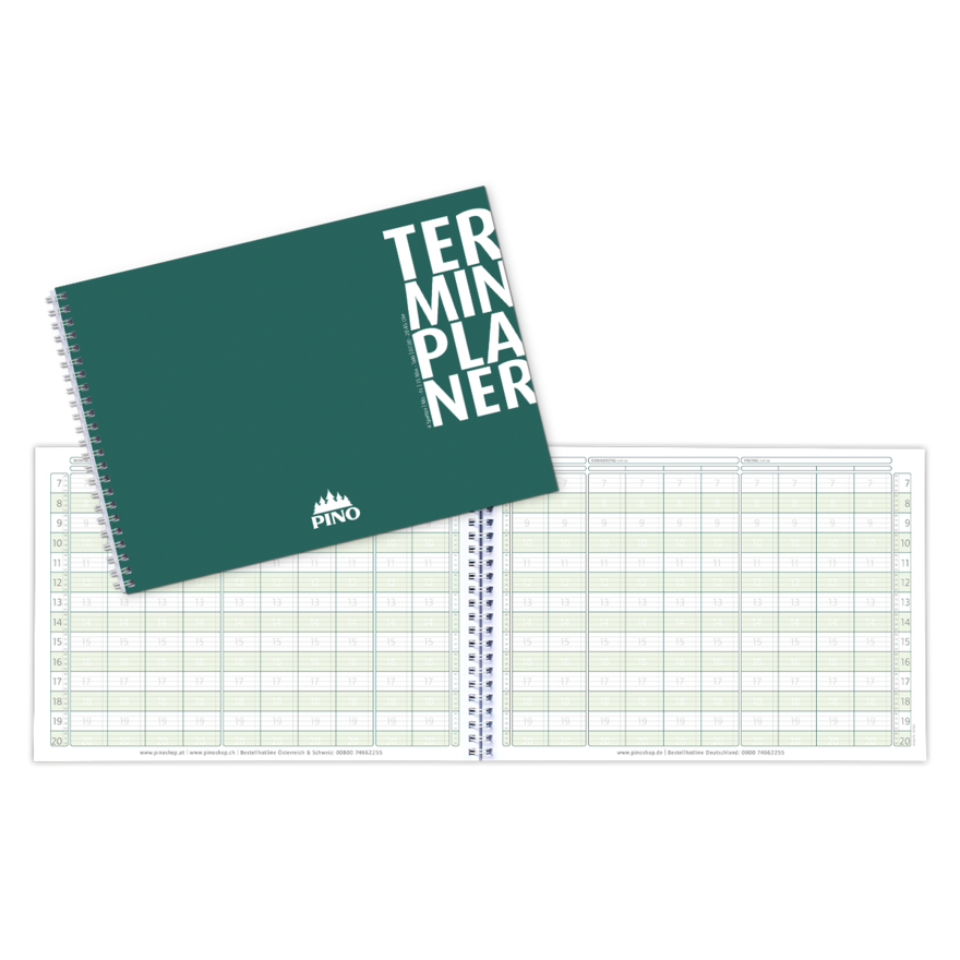 Terminplaner A3, 4 Spalten (15-Minuten-Takt)
