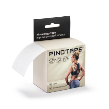 Kinesiologie Tape PINOTAPE Sensitive ungefärbt für empfindliche Haut