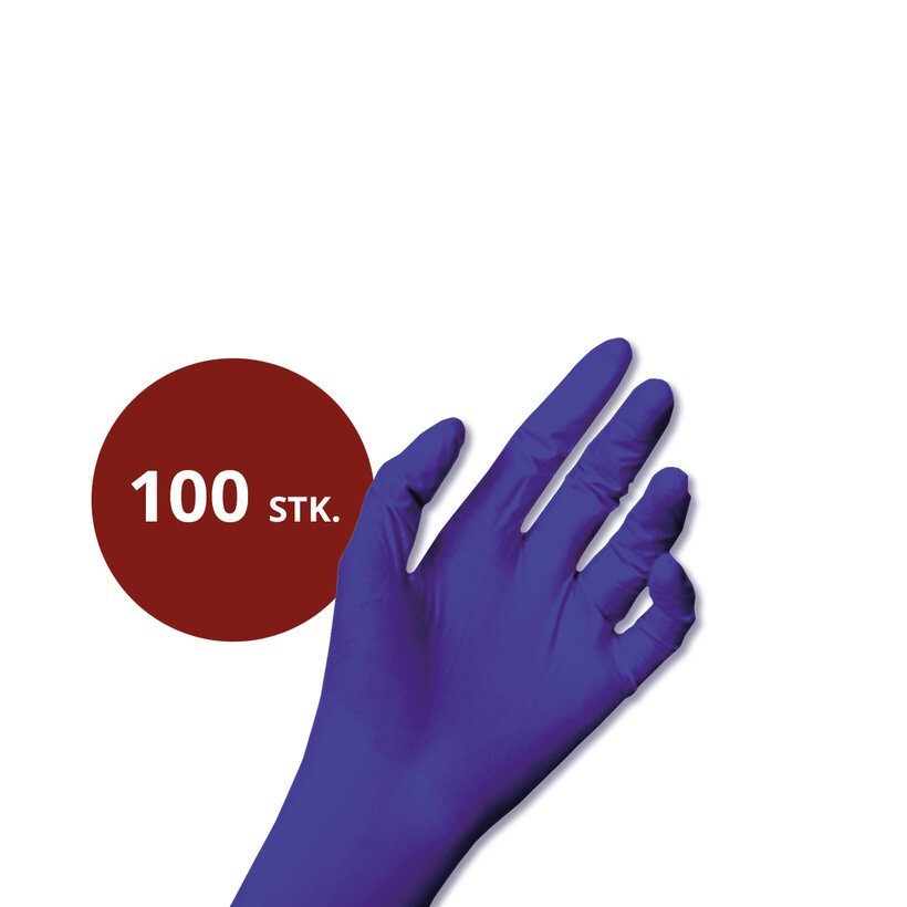 Einweg-Handschuhe Nitril Größe M, blau, 100 Stück