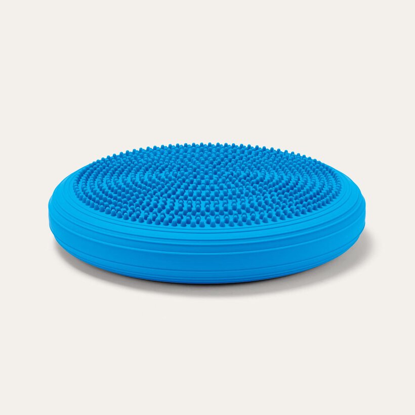 PINOFIT Balancekissen azure mit genoppter Oberseite