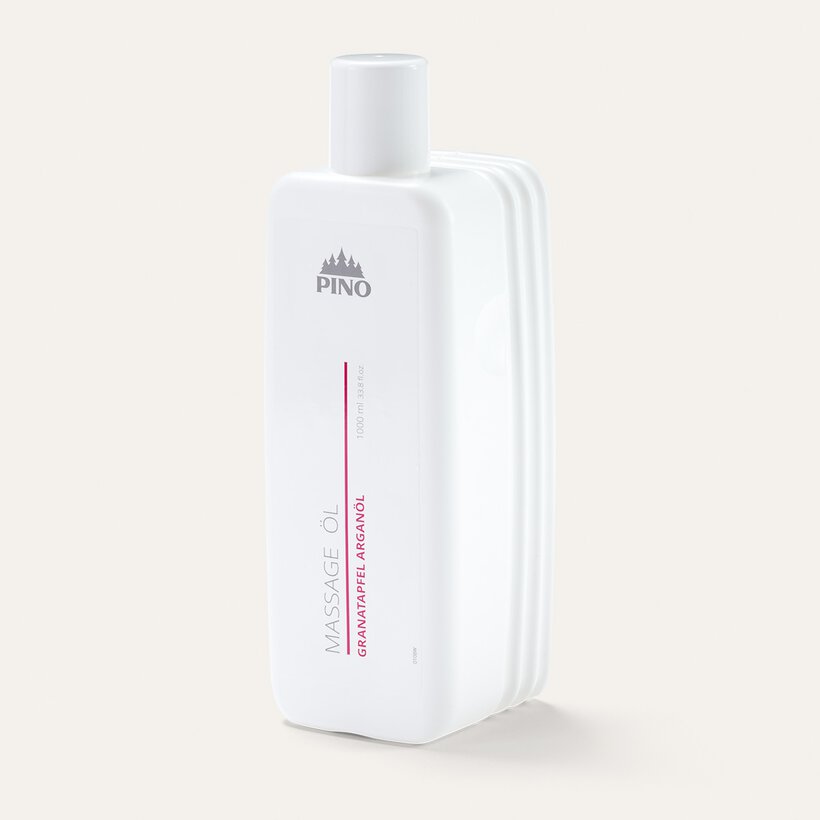 Massageöl Granatapfel Arganöl in der 1-Liter-Flasche
