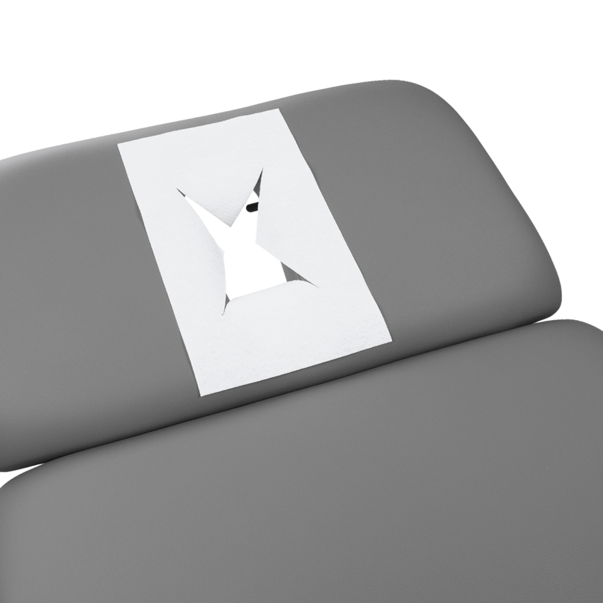 PINO Nasenschlitztücher aus Papier X-Austanzung (100 Stk. à 30 x 20 cm)