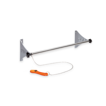 Halter für Fangofolienrollen mit Folienschneider