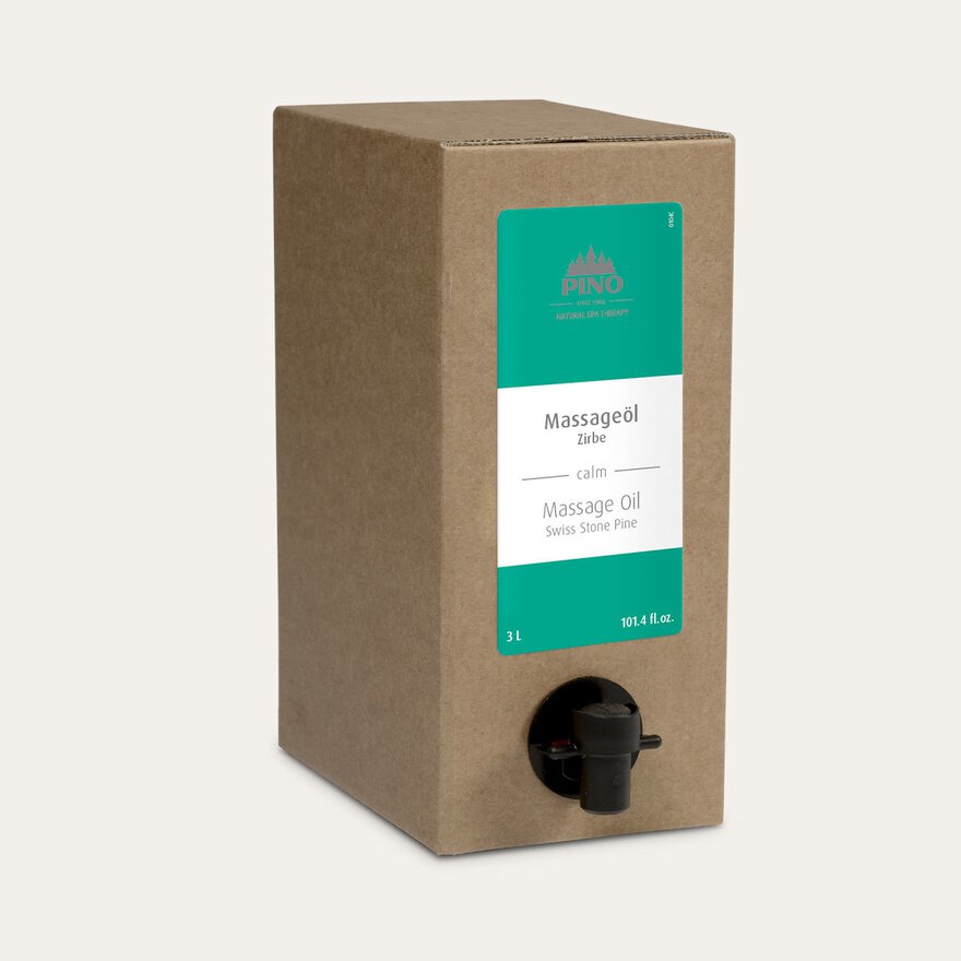 Massageöl Zirbe 3 Liter Bag in Box