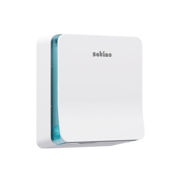 Weißer Handtuchspender in Größe S