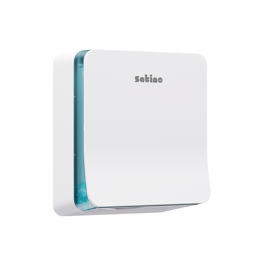 Weißer Handtuchspender in Größe S