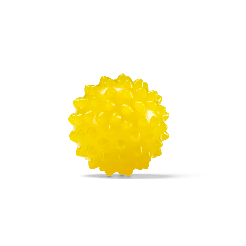 PINOFIT Igelball transparent yellow mit Faltschachtel