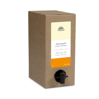 PINO Massageolie Sinaasappel Citroengras (3 L)