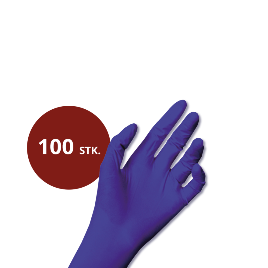 PINO Einweg-Handschuh Nitril blue, medium (100 Stk.)