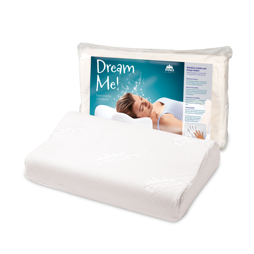 Dream Me! Ergonomisches Schlafkissen mit Verpackung