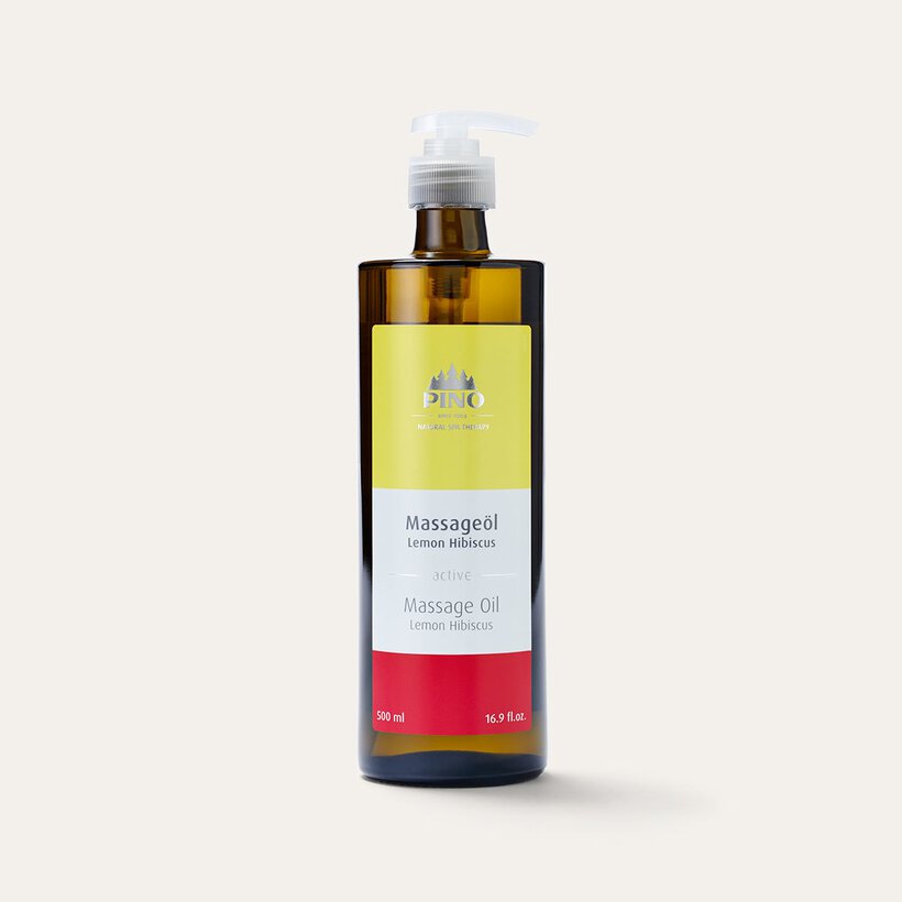 Massageöl Lemon Hibiscus 500 ml