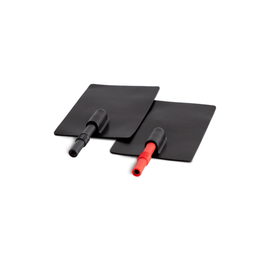 TUR Plattenelektrode Leitgummi Größe 1, 5 x 5 cm (1 Paar)