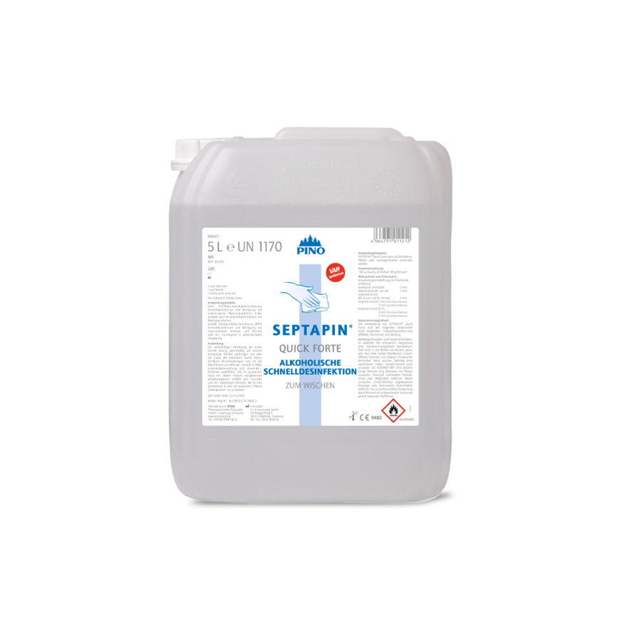 SEPTAPIN QUICK FORTE Alkoholische Schnelldesinfektion zum Wischen (5 Liter)