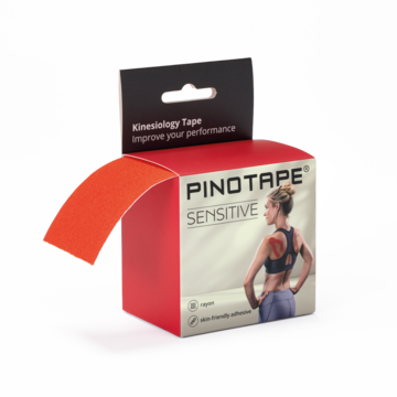 PINOTAPE Kinesiologie Tape Sport Sensitive red