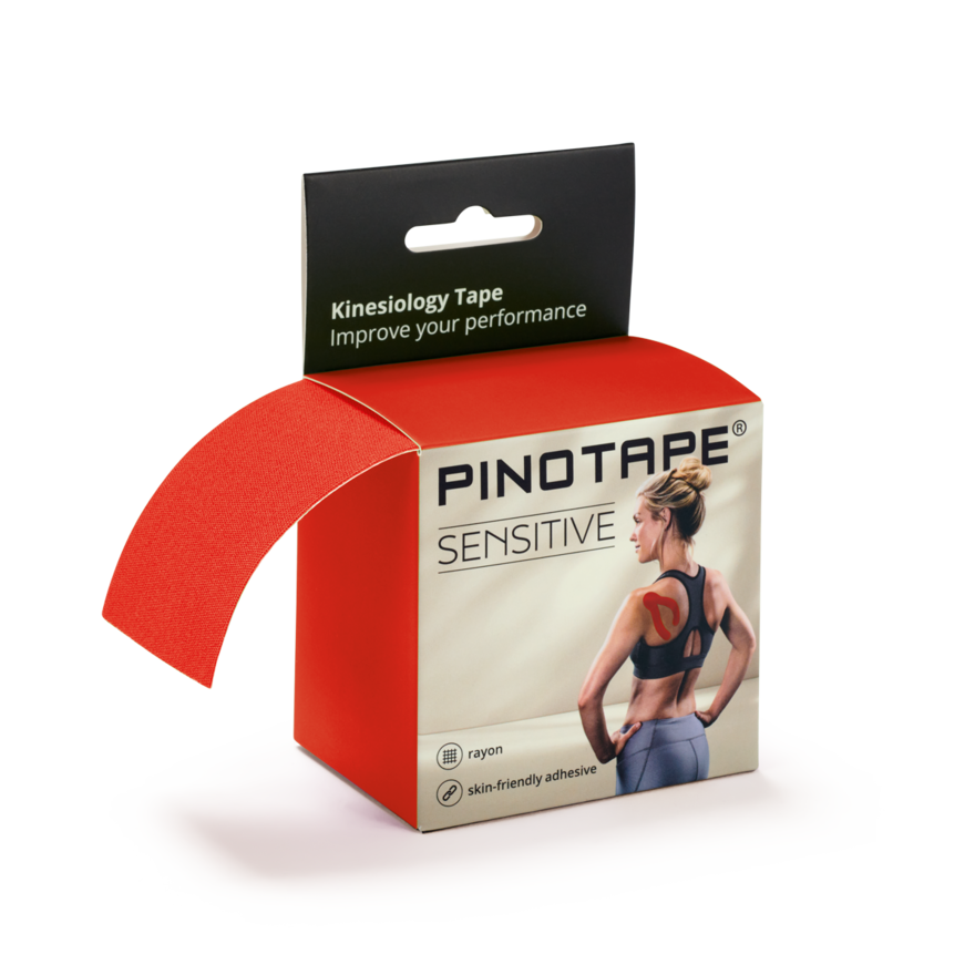 PINOTAPE Sensitive red (5 m x 5 cm) mit Verpackung