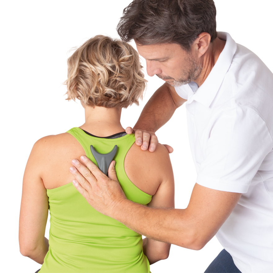 PINOFIT Physio Massagetool kann zur Entlastung der Therapeutenhände beitragen