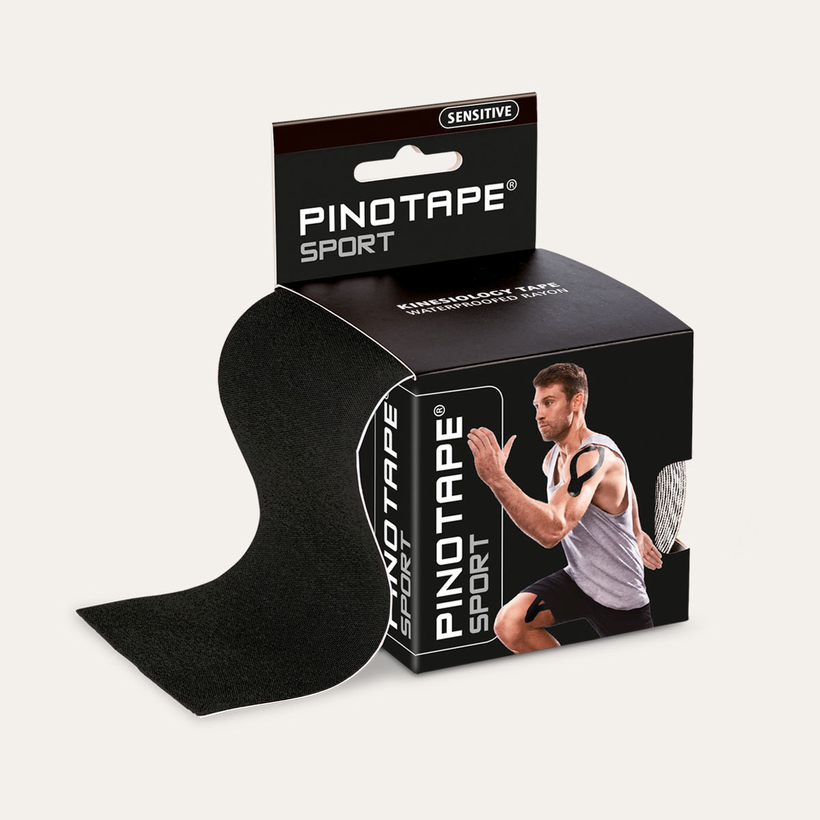 PINOTAPE Kinesiologie Tape Sport Sensitive XL, black