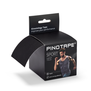 PINOTAPE Sport Lymph black (5 m x 7,5 cm)
