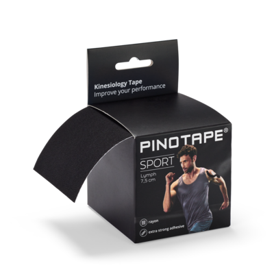 PINOTAPE Sport Lymph black (5 m x 7,5 cm)