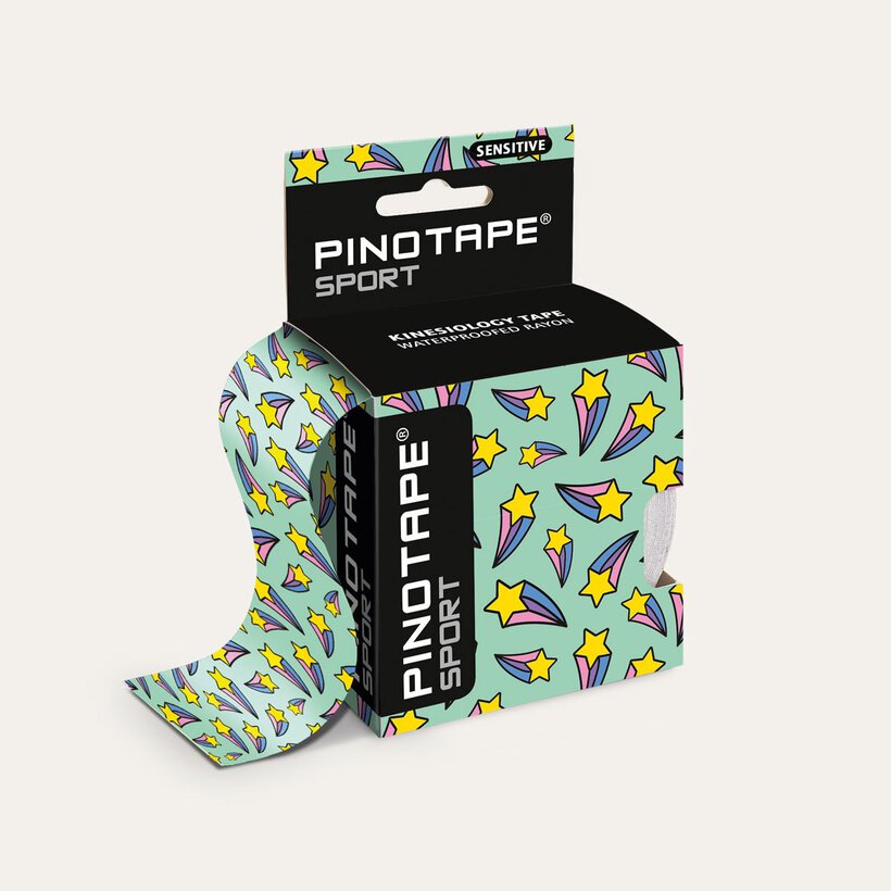 PINOTAPE Kinesiologie Tape Sport Sensitive - shooting star