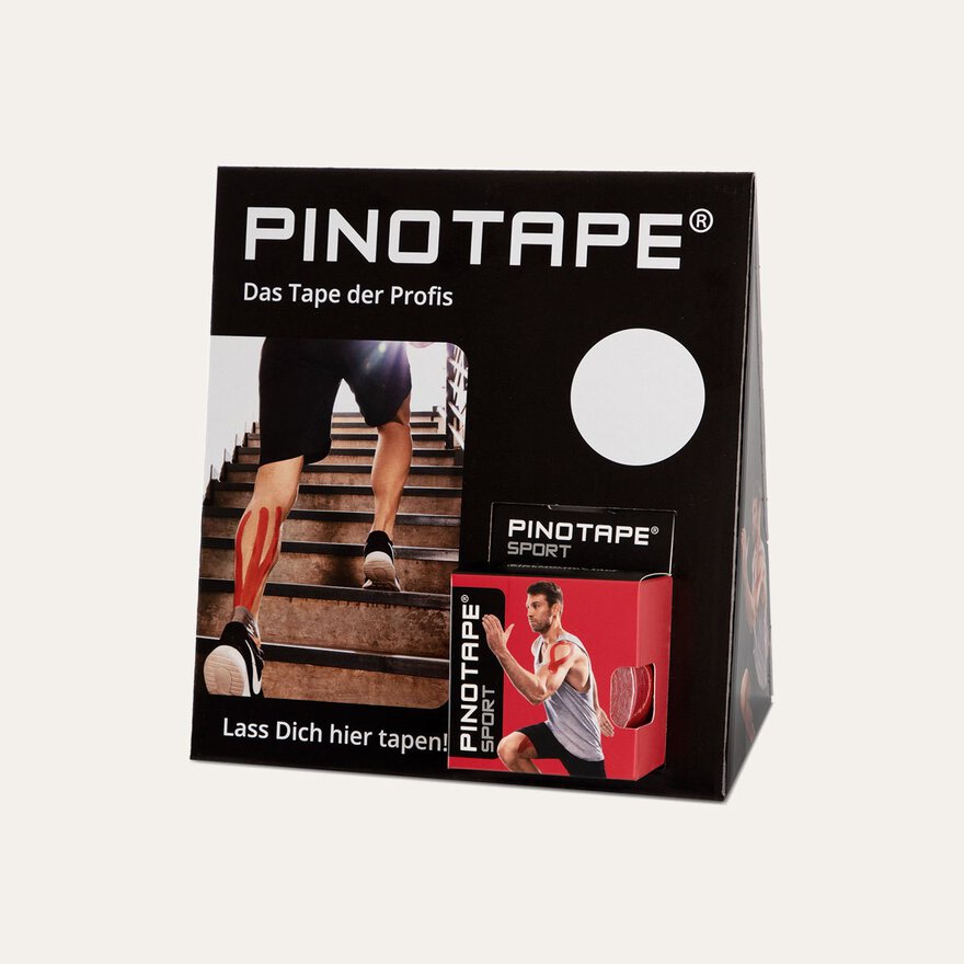 Verkaufsdisplay für PINOTAPE Kinesiologie Tape