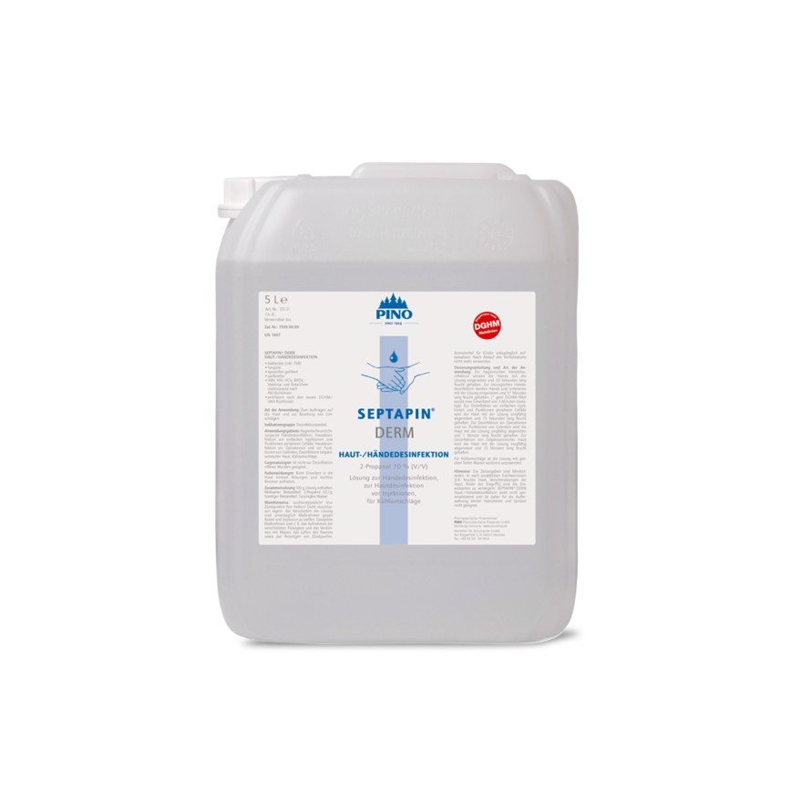 Septapin® DERM Alkoholische Lösung zur Haut-/Händedesinfektion 5 Liter