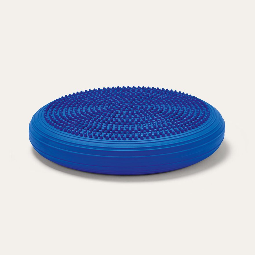 Balancekissen deep blue mit genoppter Oberseite