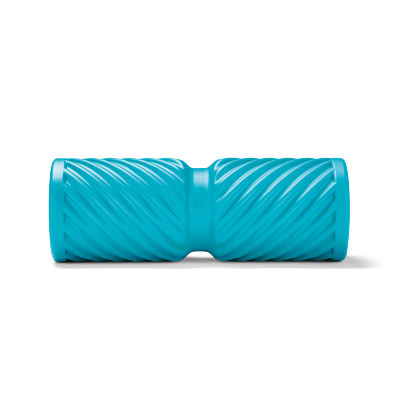 Faszienrolle Wave Pro azure Frontansicht