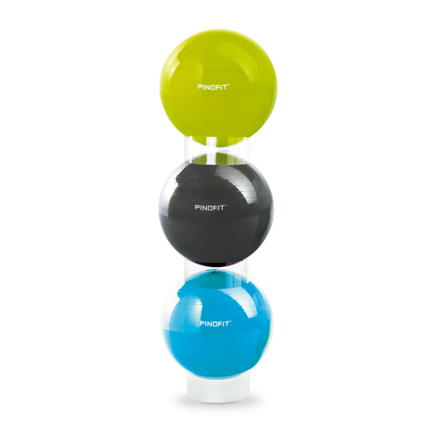 Stapelhilfe für Gymnastikbälle