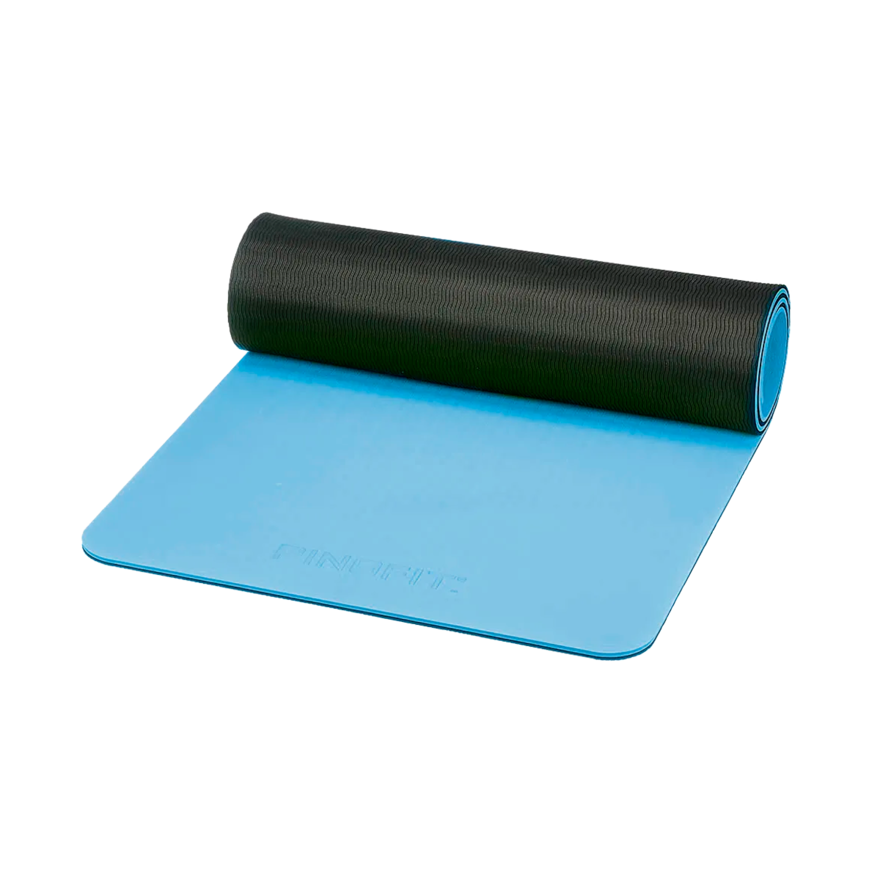 PINOFIT Gymnastikmatte ice blue & black