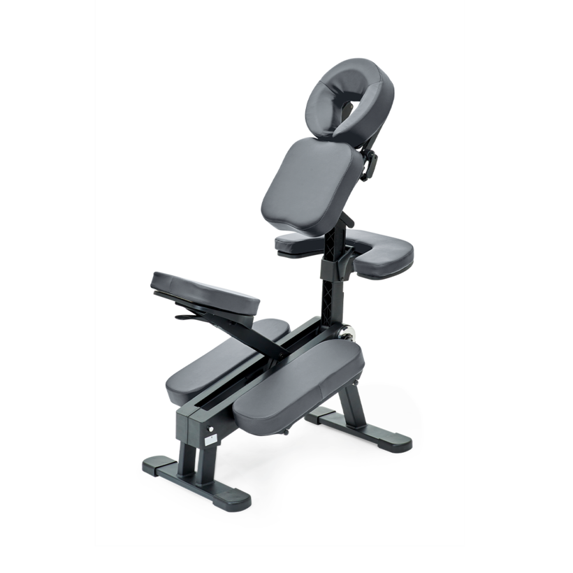 Mobiler Massagestuhl Pro dark grey, extra stabil