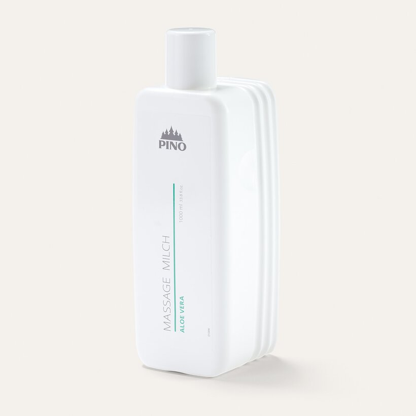 Massagemilch Aloe Vera in der 1-Liter-Flasche