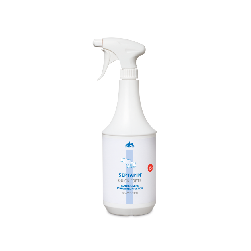Septapin QUICK Alkoholische Schnelldesinfektion in der 1-Liter-Sprühflasche