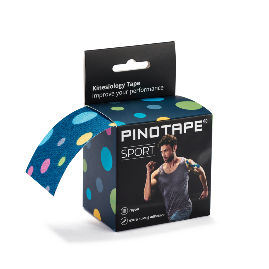 PINOTAPE Sport Kinesiologie Tape mit Punktemuster