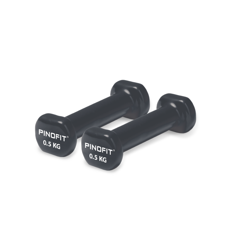 Kurzhanteln PVC dark grey (2 Stk. à 0,5 kg)
