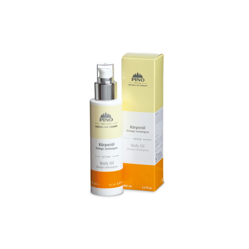 Körperöl Orange Lemongras von Natural Spa Therapy 