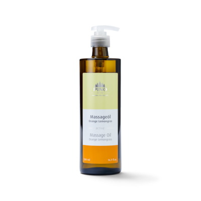 PINO Massageolie Sinaasappel Citroengras (500 ml)