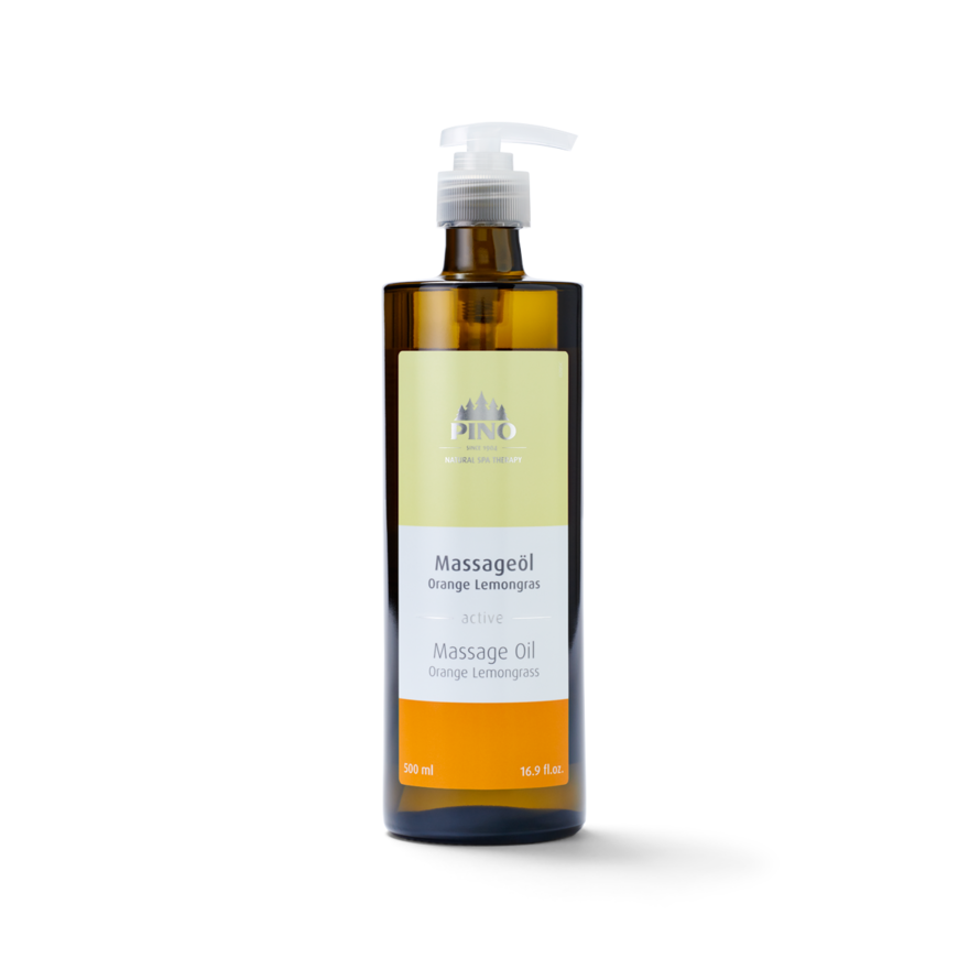 Massageöl Orange Lemongras 500 ml