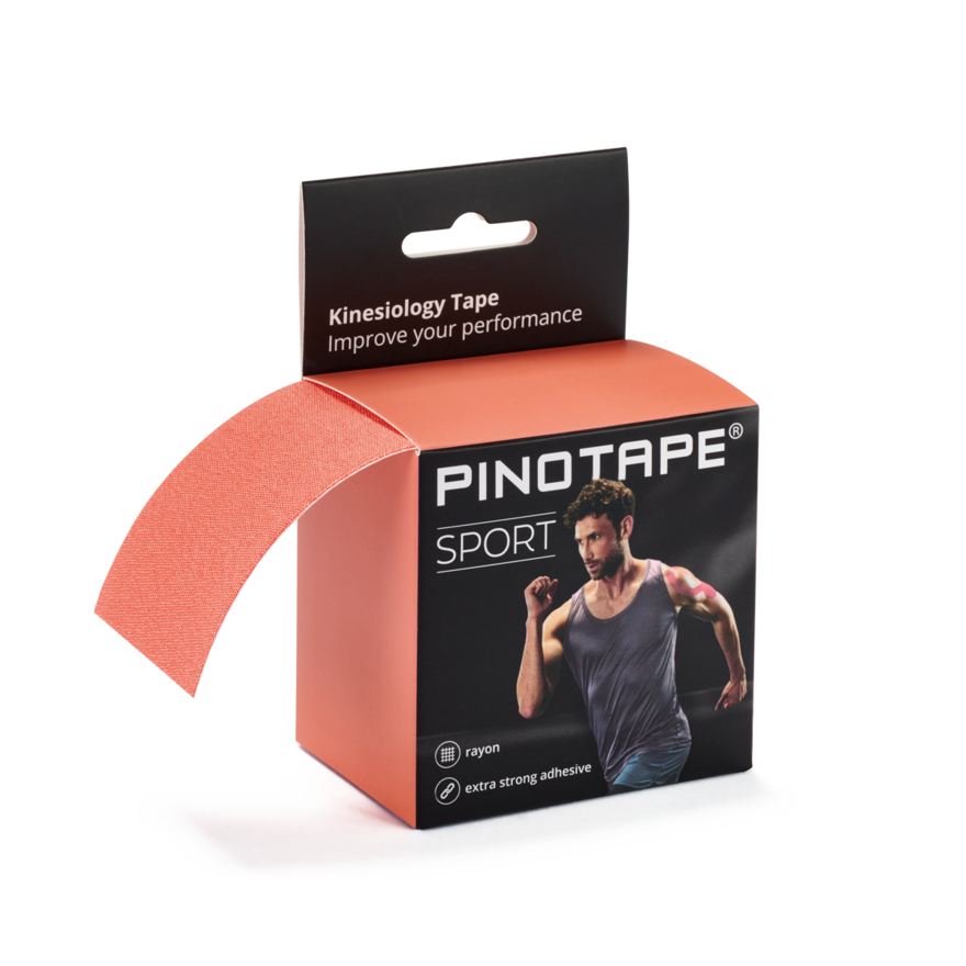 PINOTAPE Sport coral in Spenderbox
