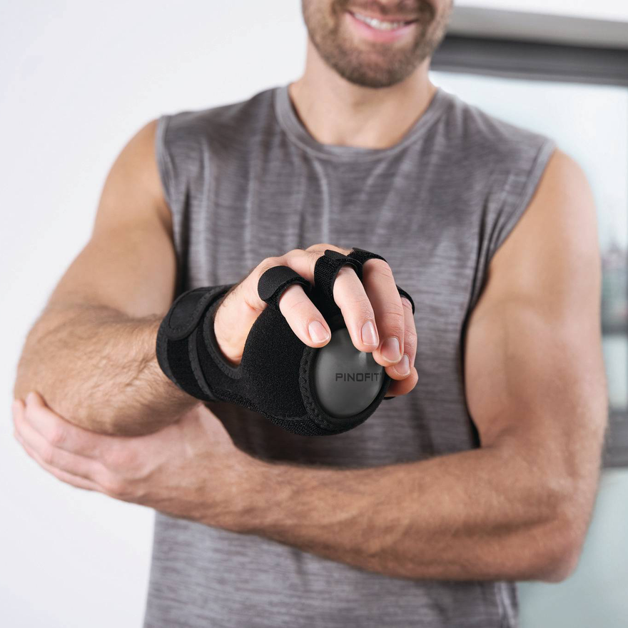 Übungsbeispiel für Trainingsball mit Lagerungsschiene