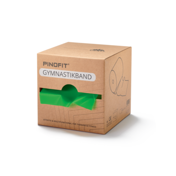 45 m langes PINOFIT Gymnastikband in der Farbe lime mit starkem Widerstand